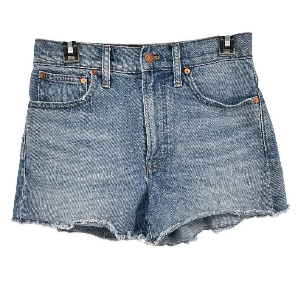 Madewell The Perfect Jean Short in Balsam Wash: Tencel Denim Edition Size 27